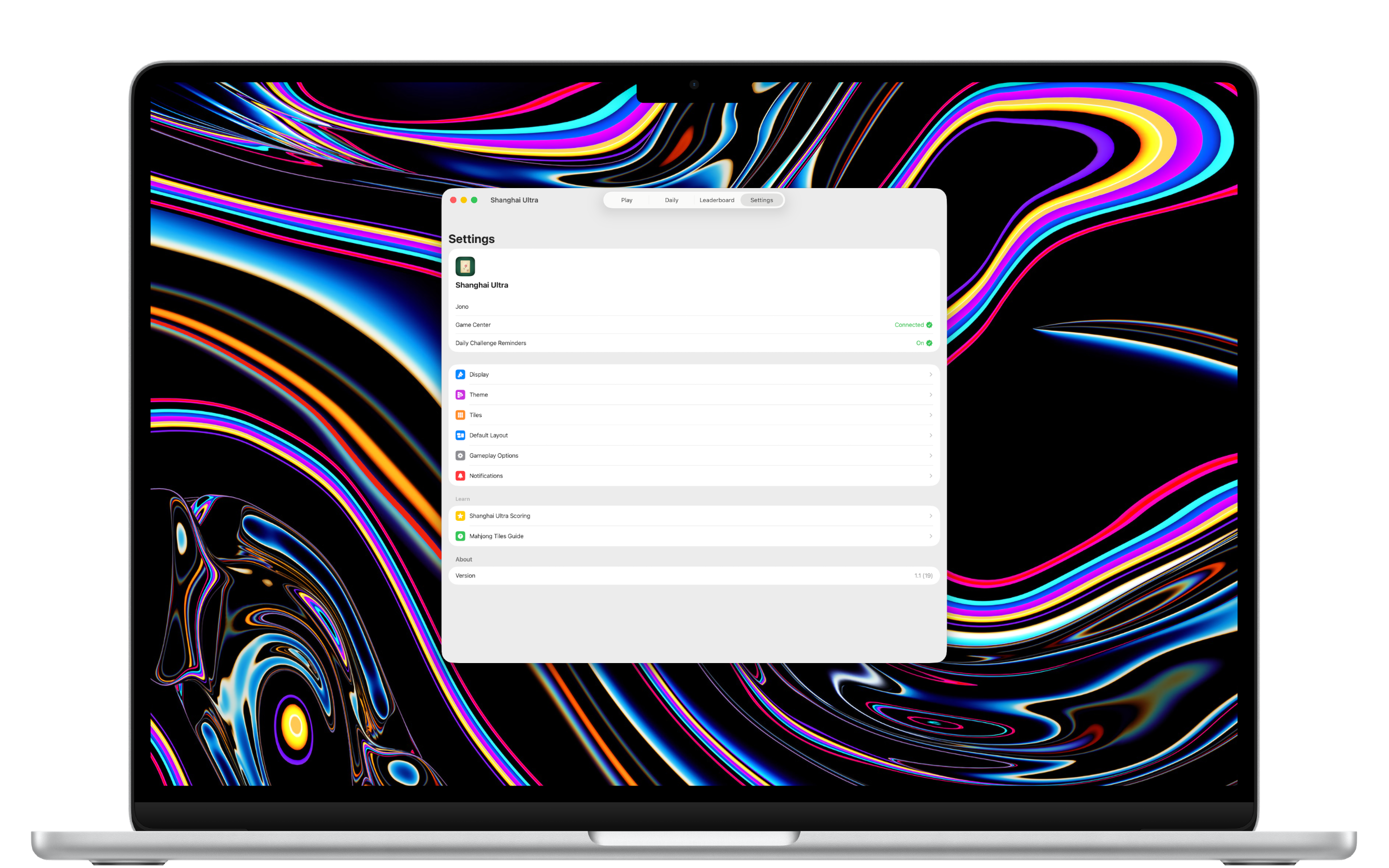 Mac settings 1