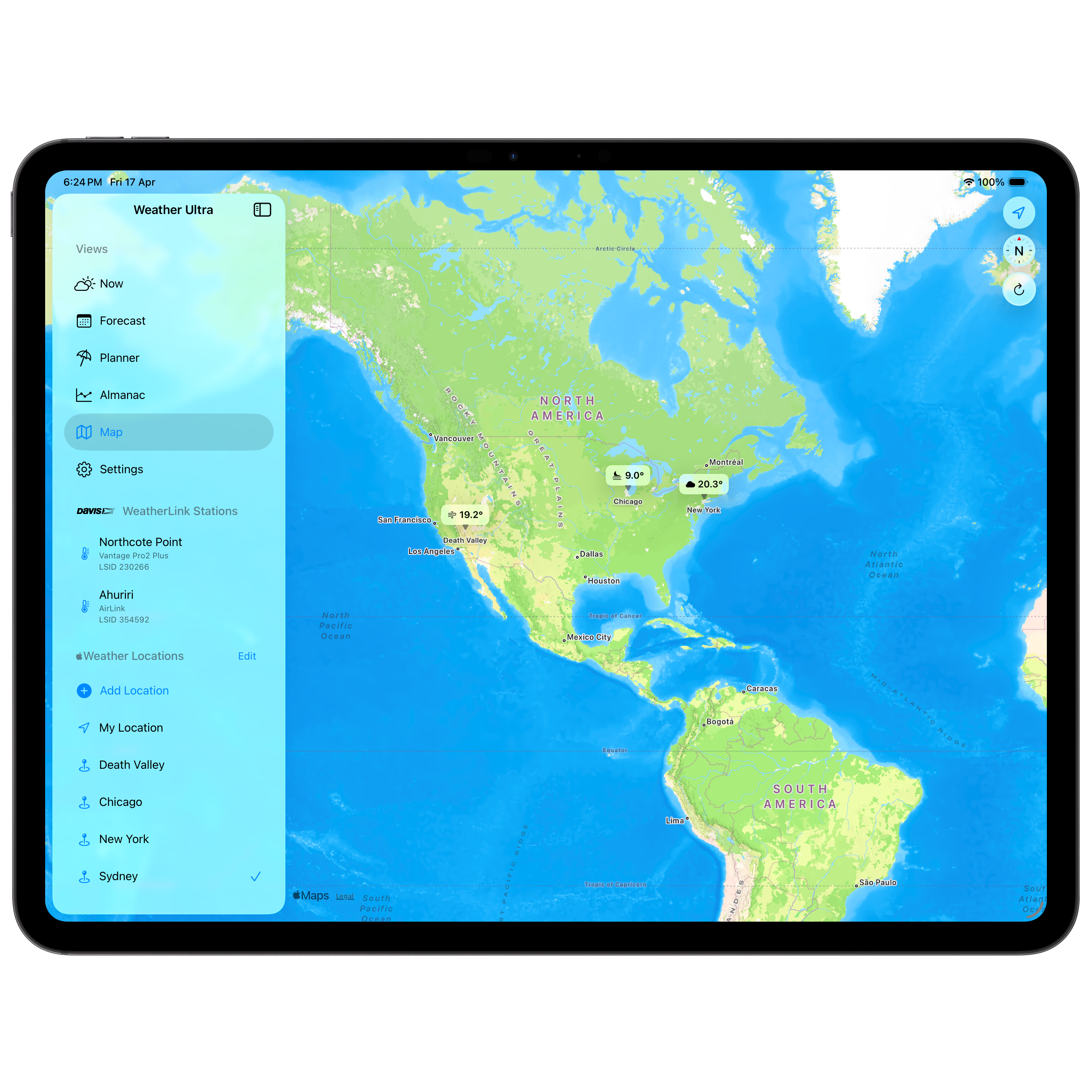 iPad Map